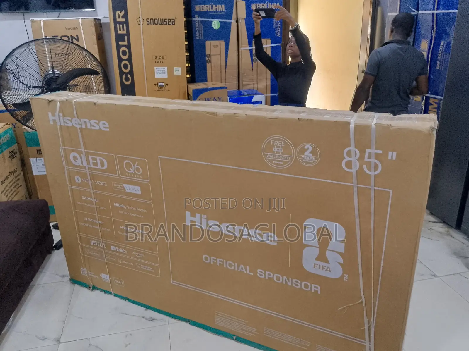 Hisense 85 Inch QLED 4K Entertainment Television 85Q6Q