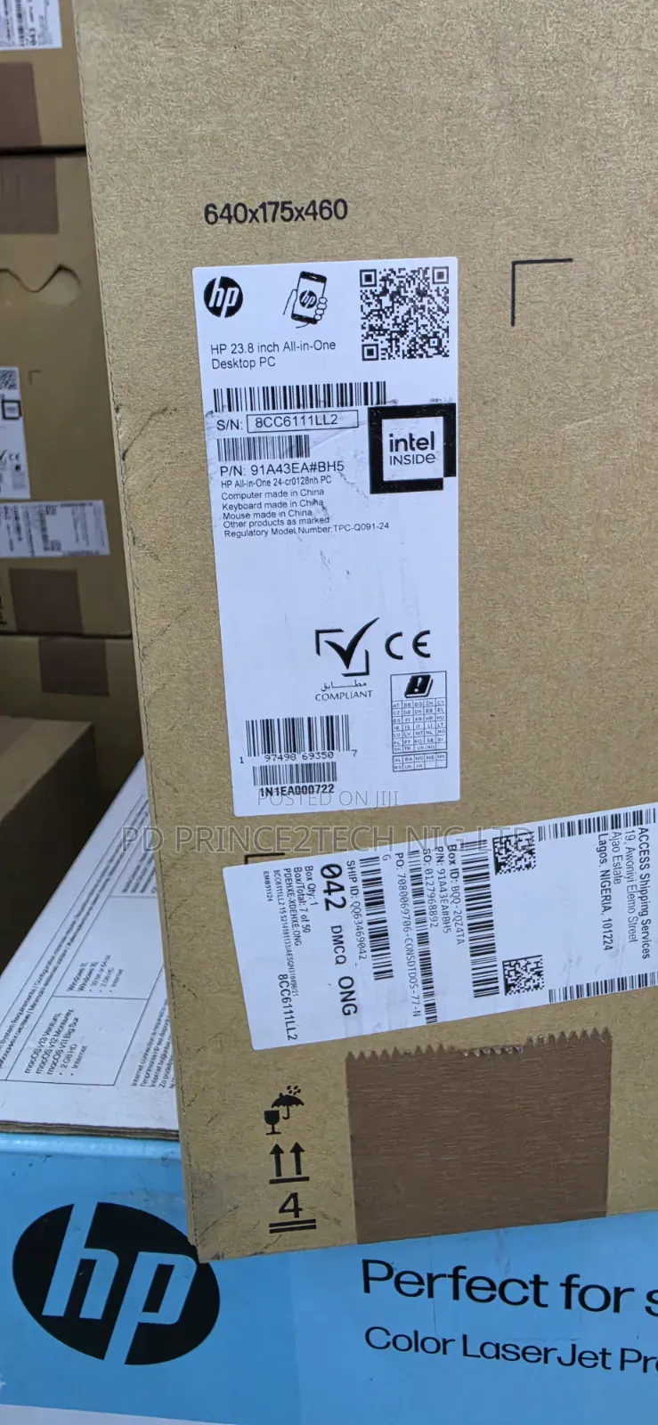 New HP ProOne 240 G10 All-in-One 8GB Intel Core i7 SSD 512GB