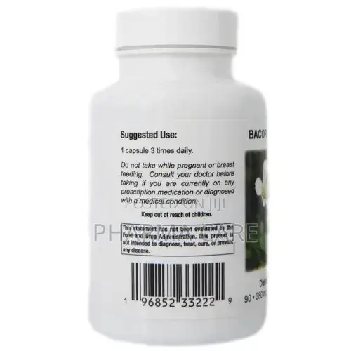 Bacopa- 90 Pure Bacopa Herb Vegetarian Capsules