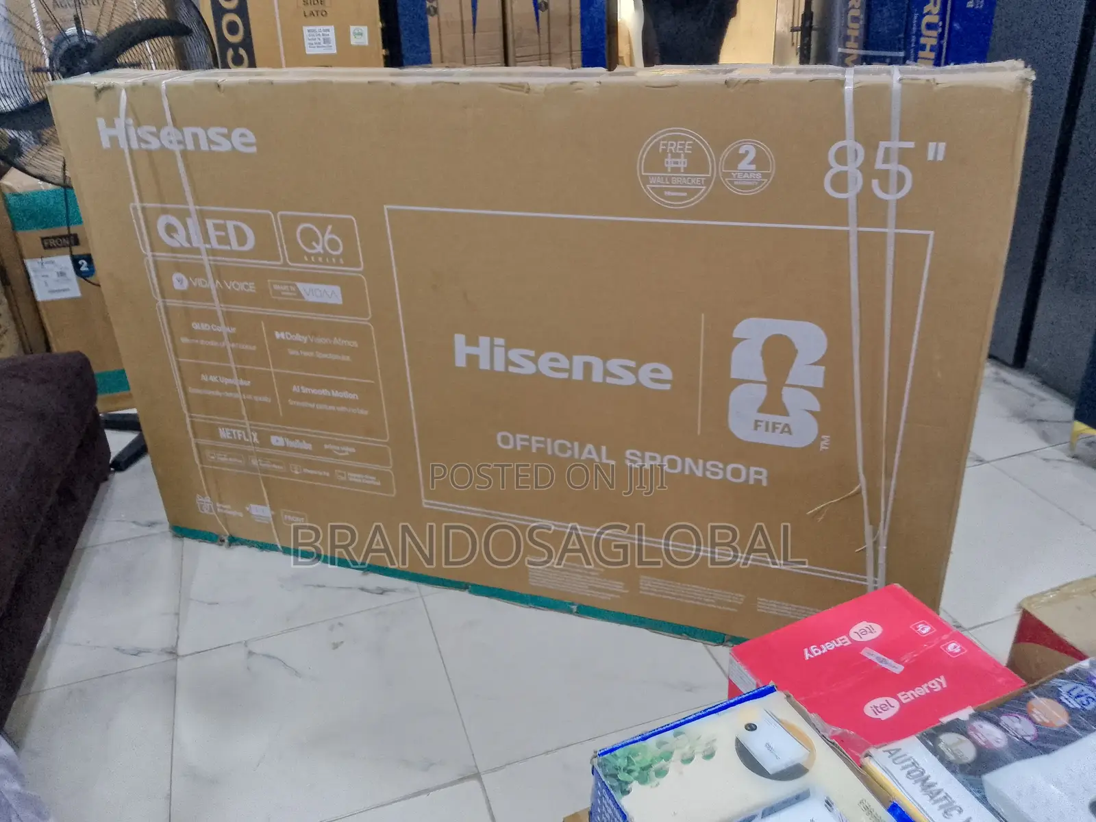 Hisense 85Q6Q 85 Inch Premium Smart TV With QLED Display