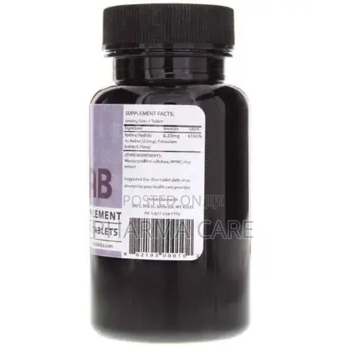 Lugotab Contains Molecular Iodine 2.5mg and Potassium Iodine- 6.25mg