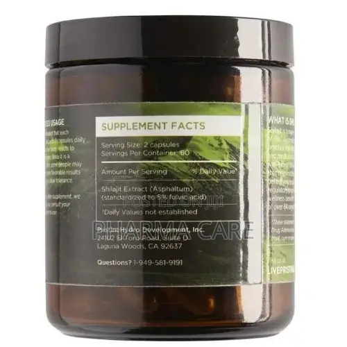 Natural Himalayan Shilajit 120 Capsules