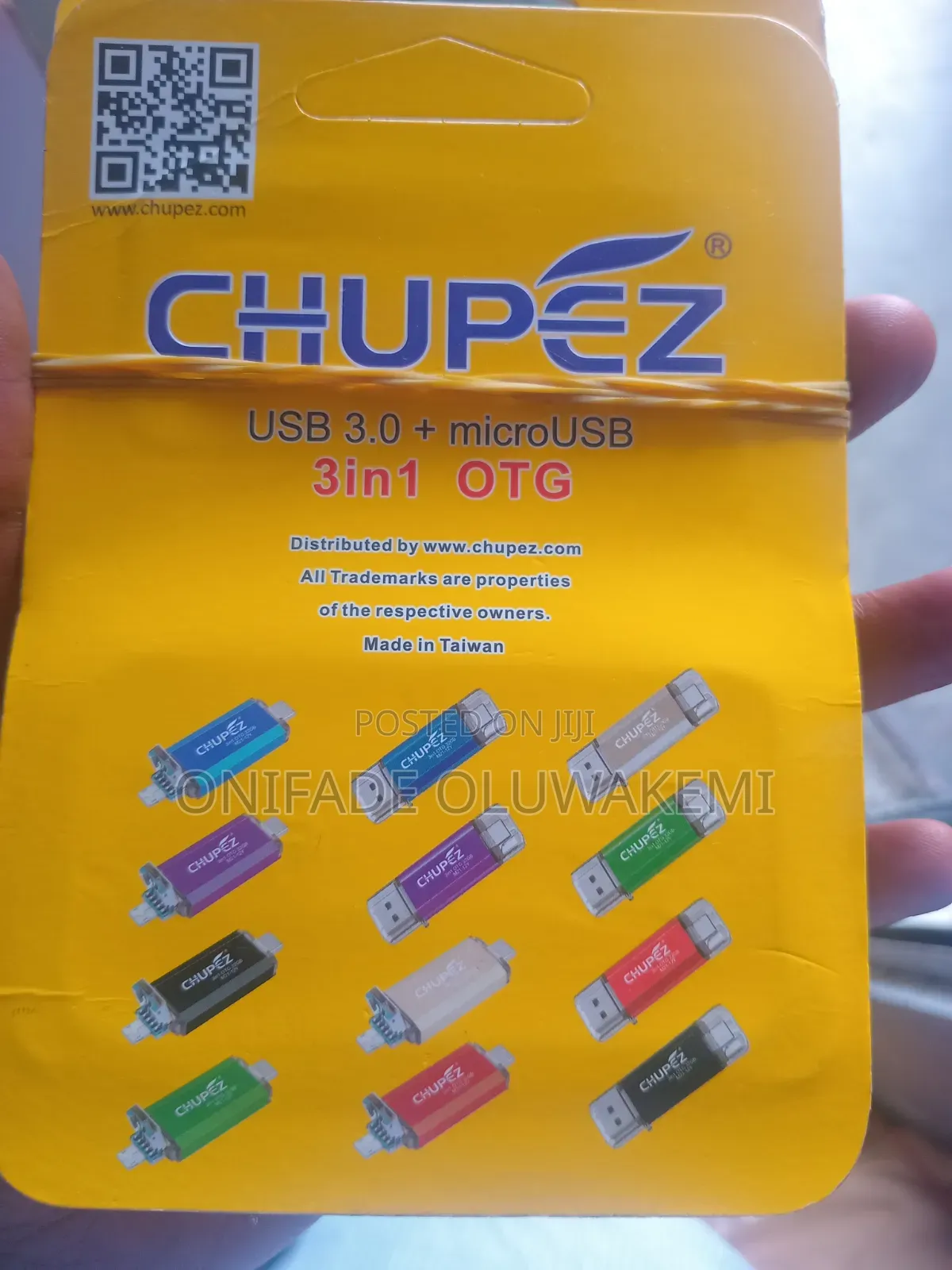 3-in-1 Chupez USB 3.0 + microUSB OTG 128gb FLASH DRIVE