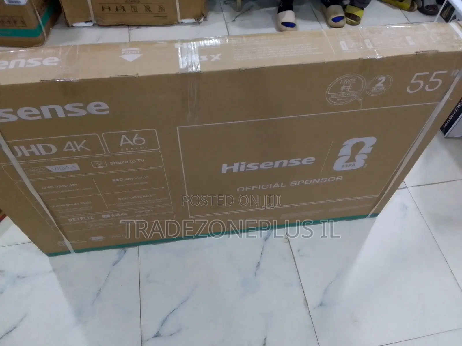 A Large 55-Inch Panel Gives the Hisense A6 UHD 4K TV a Commanding Pres