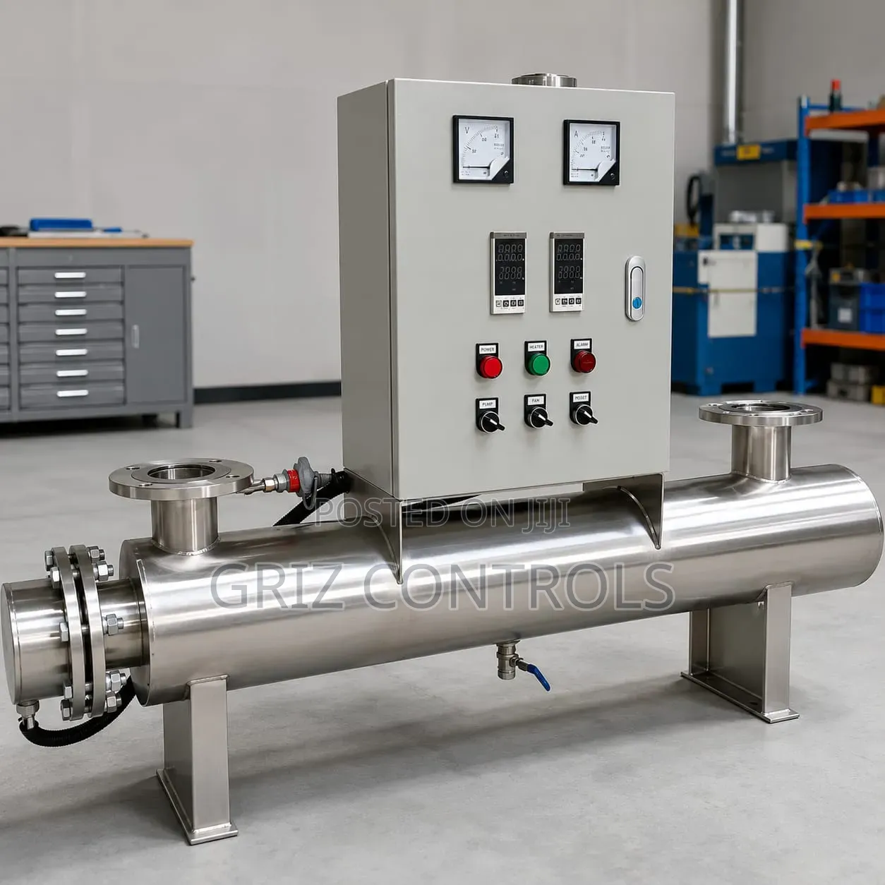 GRIZ CONTROLS Electric Pipeline Preheater | Fluid and Gas Heater