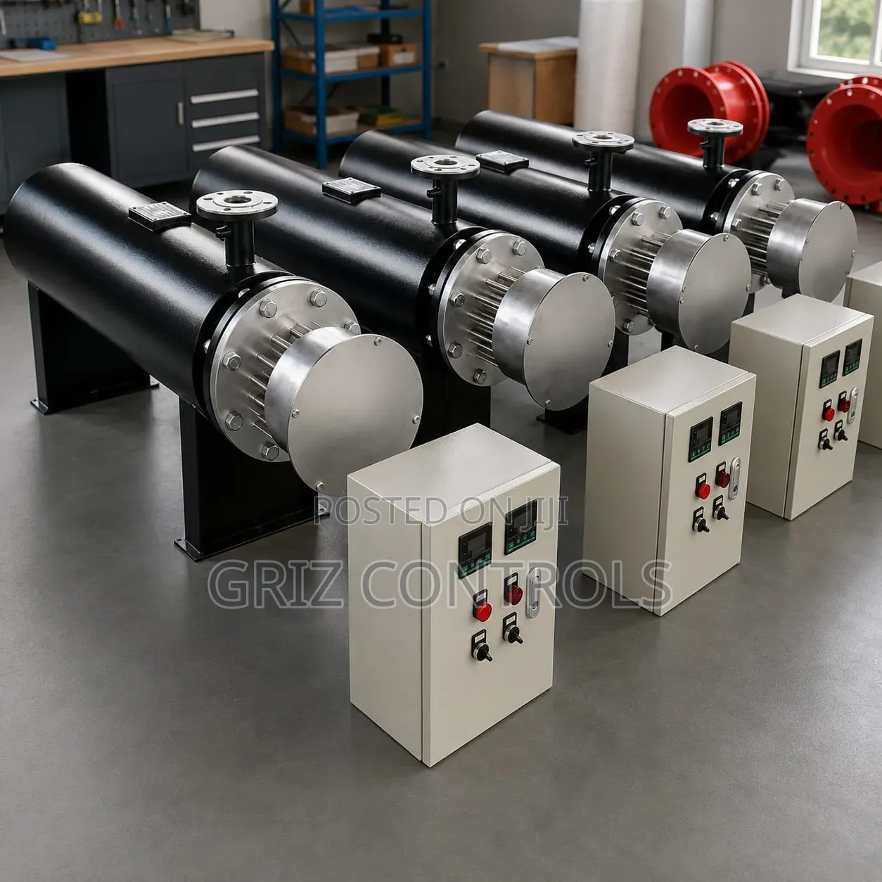 GRIZ CONTROLS Electric Pipeline Preheater | Fluid and Gas Heater