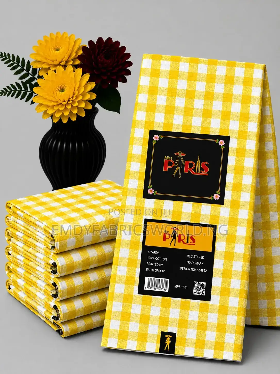 100% Cotton Checkers Ankara
