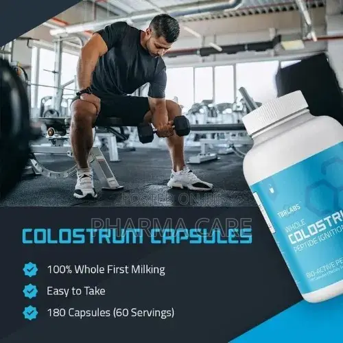 Bovine Colostrum for Immune & Gut Health - 500mg- 180 Capsules