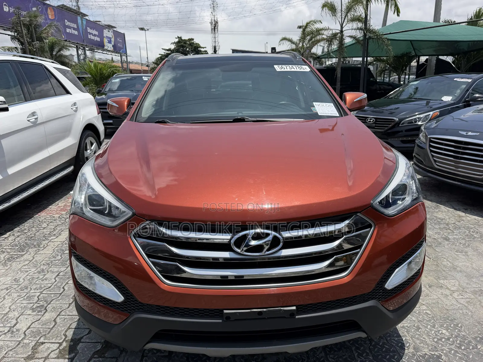 Hyundai Santa Fe 2015 Orange
