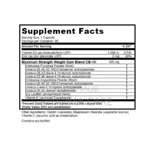 Cb-1 Weight Gainer- 90 Capsules