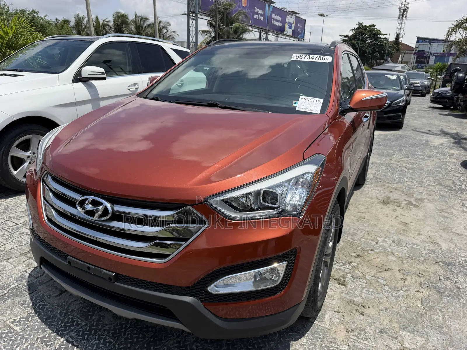 Hyundai Santa Fe 2015 Orange