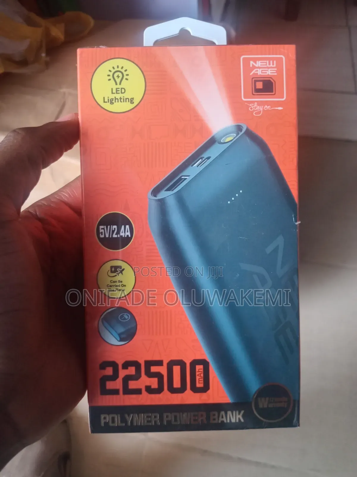 22,500mAh New Age Power Bank