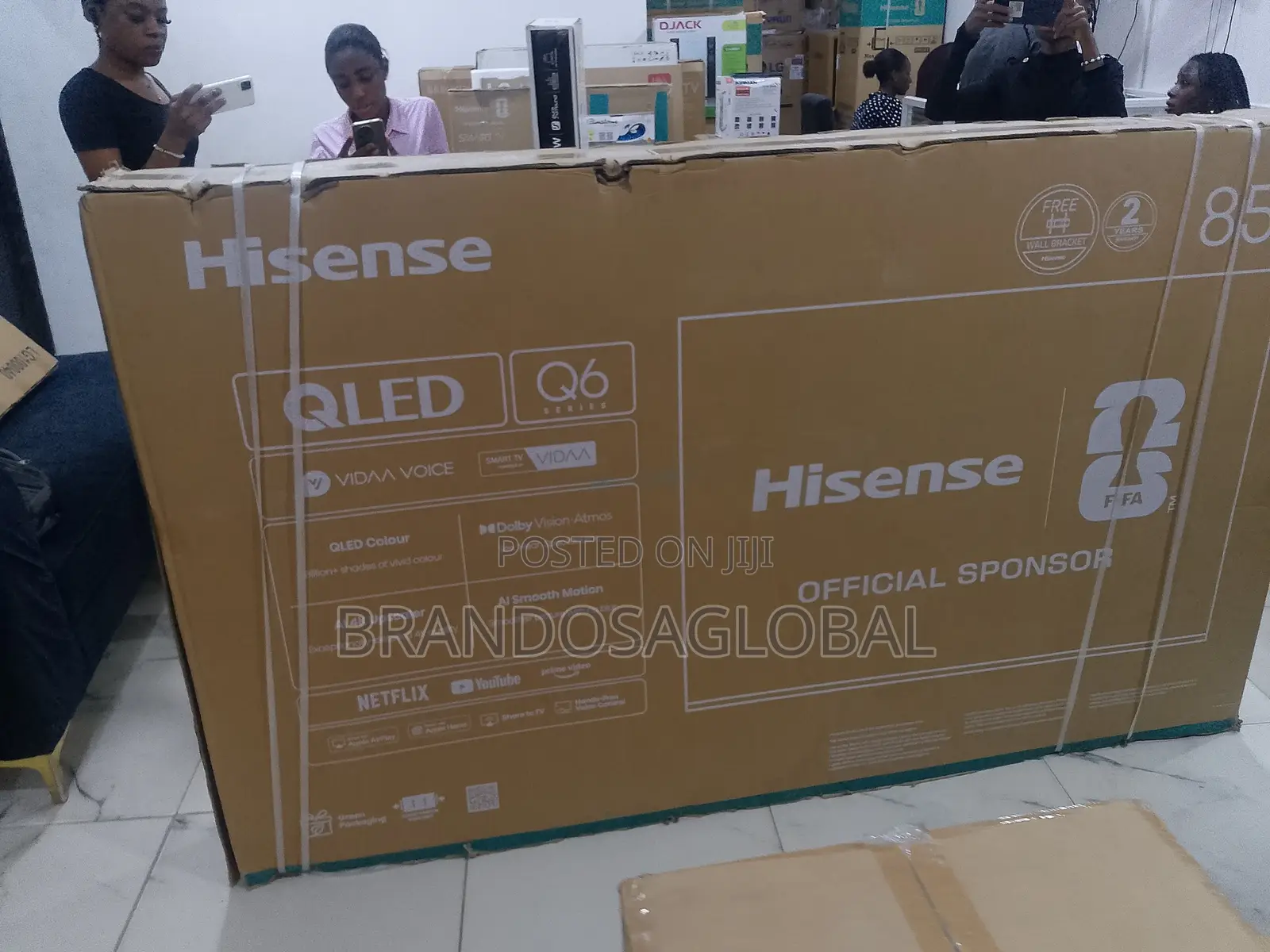 Hisense 85Q6Q 85 Inch Large Format 4K QLED Television