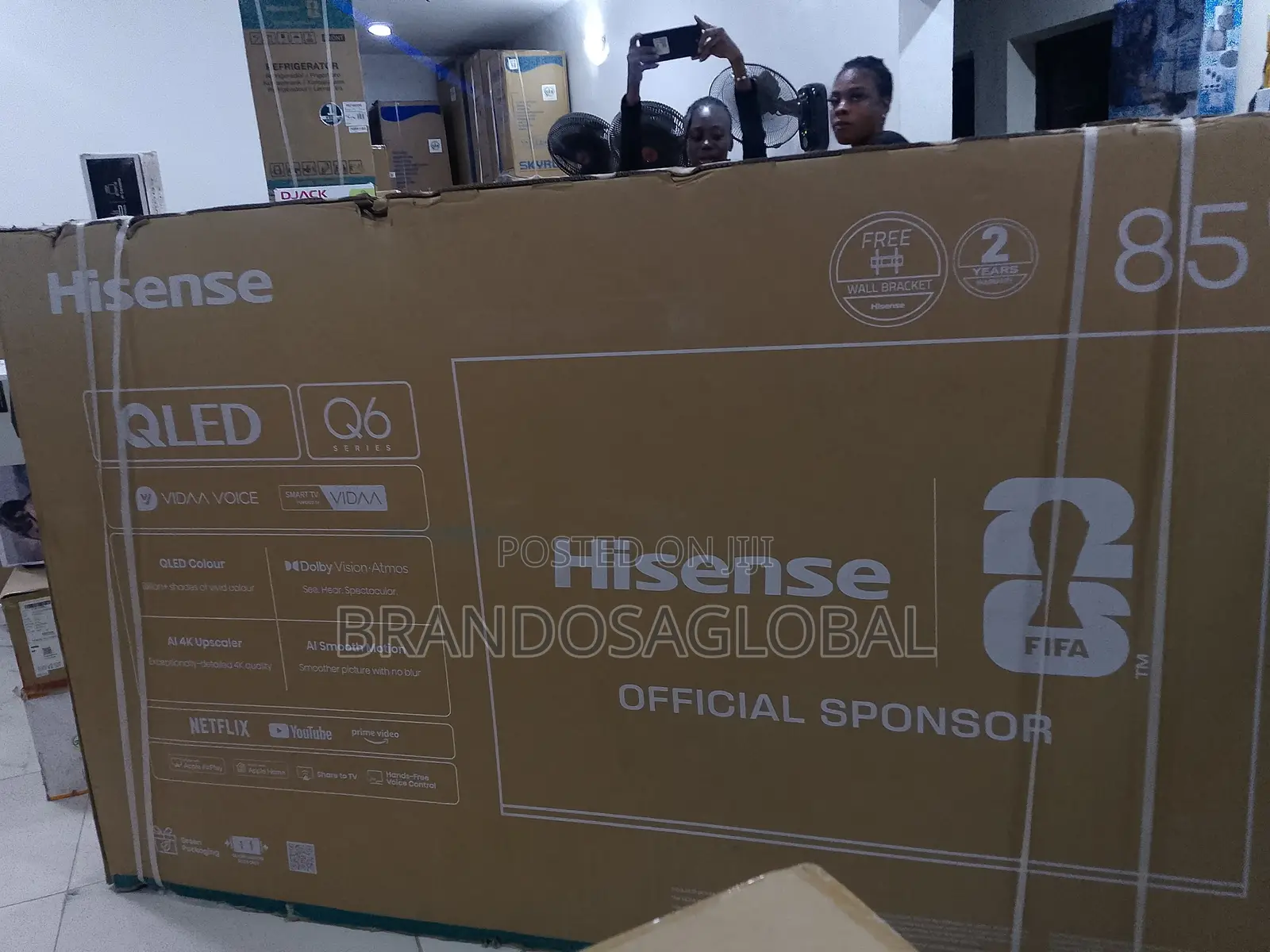 Hisense 85Q6Q 85 Inch Large Format 4K QLED Television