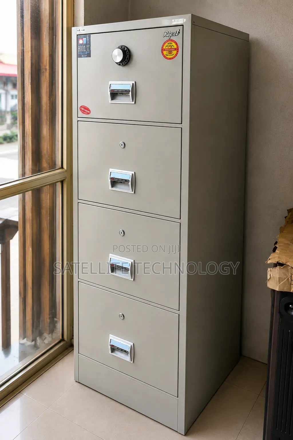 4 Drawer Fireproof Cabinet