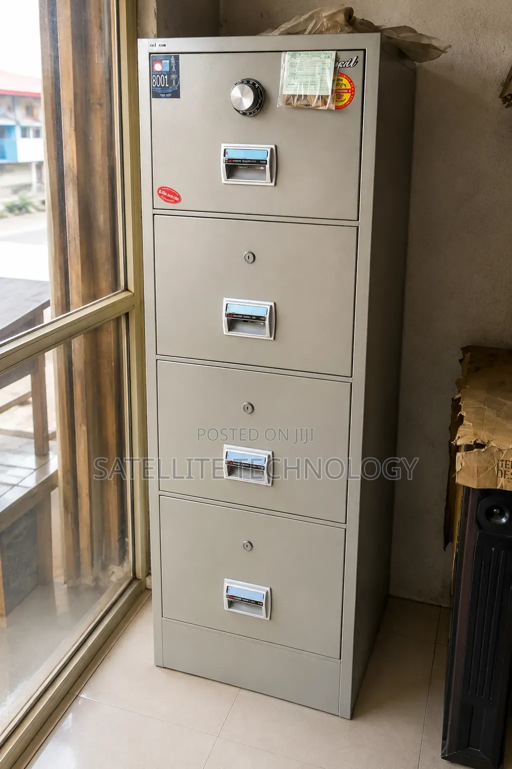 4 Drawer Fireproof Cabinet