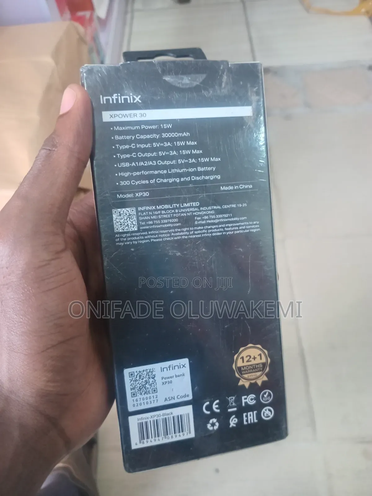 30,000 Infinix Power Bank
