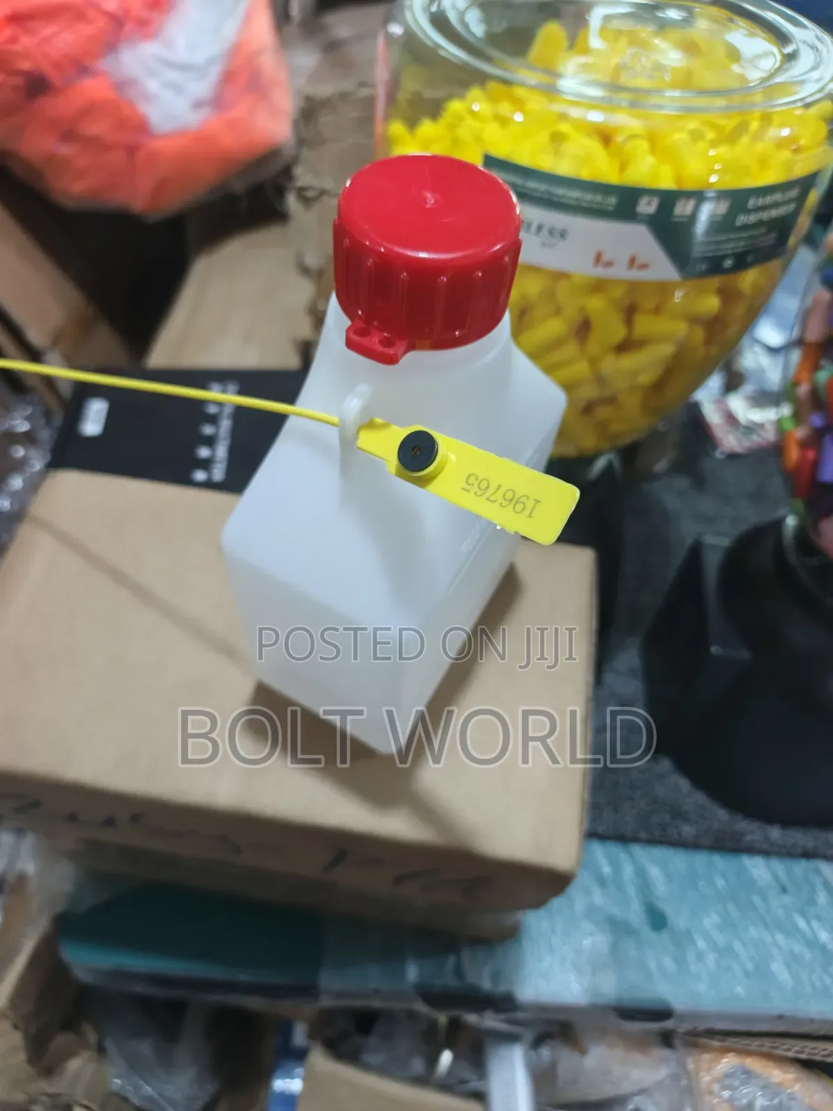 Plastic Oil Sample Can 1l With Tag