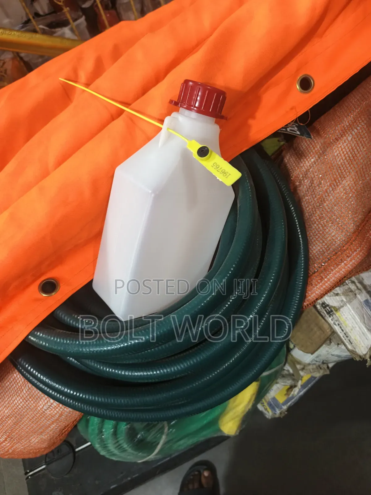 Plastic Oil Sample Bottle With Tag 75ml
