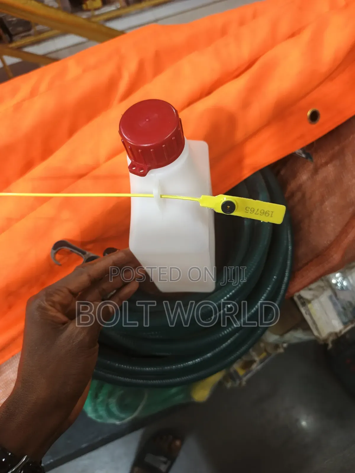 Plastic Oil Sample Bottle With Tag 75ml