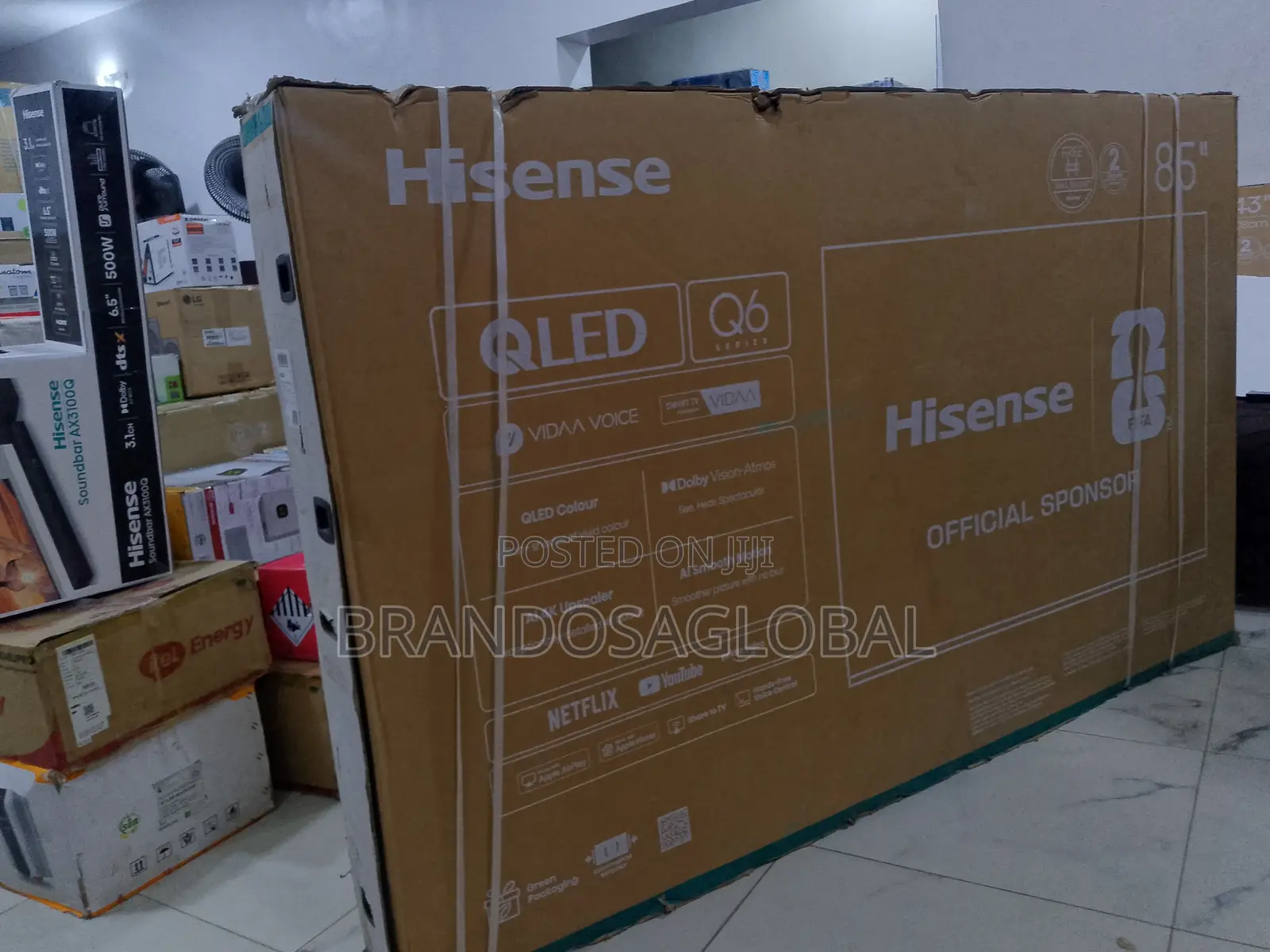 Hisense 85Q6Q 85 Inch Large Format 4K QLED Television