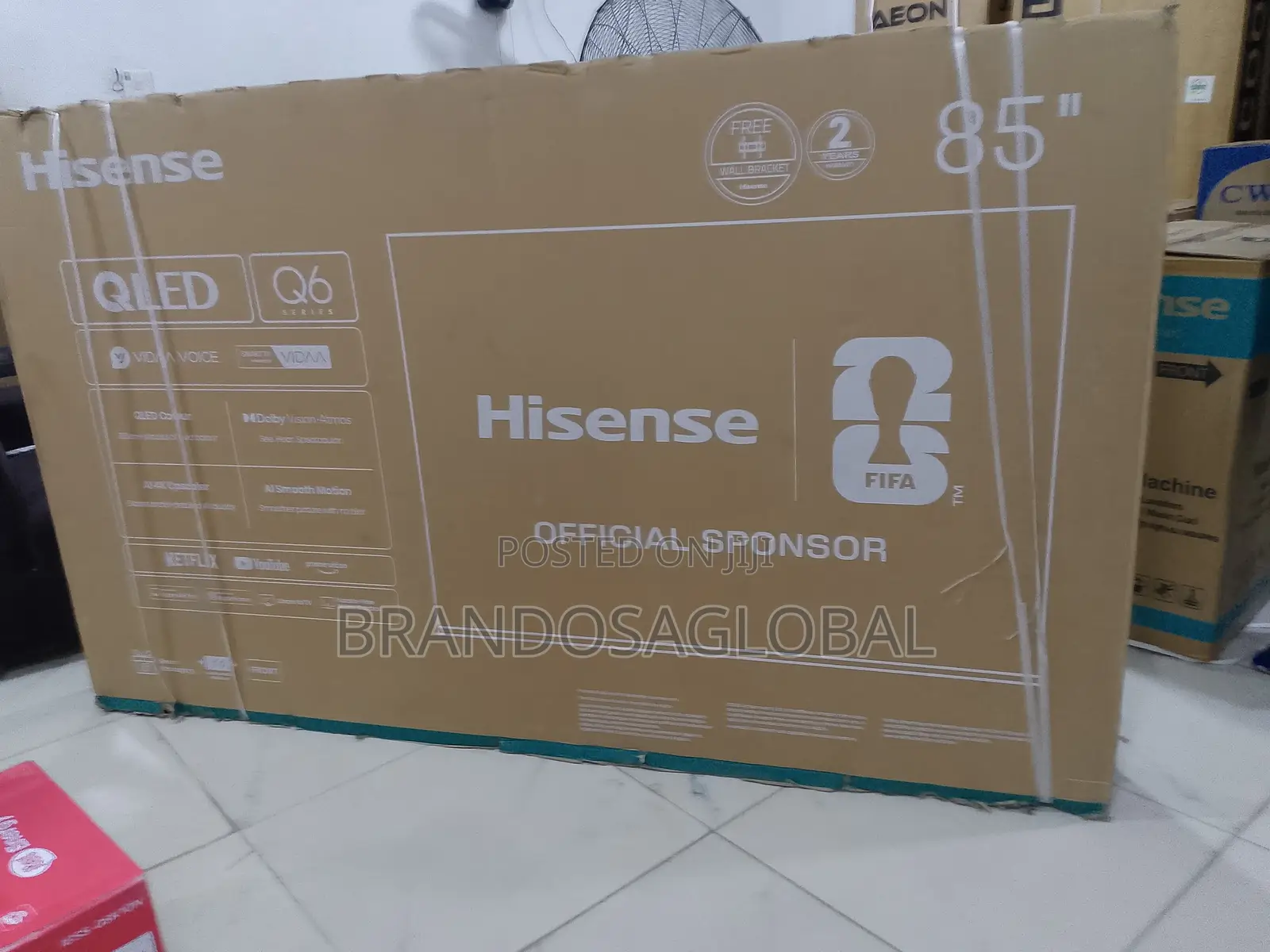Hisense 85 Inch QLED Television for Modern Living Room 85Q6Q