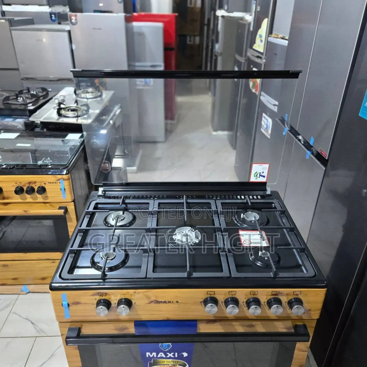 Maxi Wooden Gas Cooker 60/90cm 5bunner
