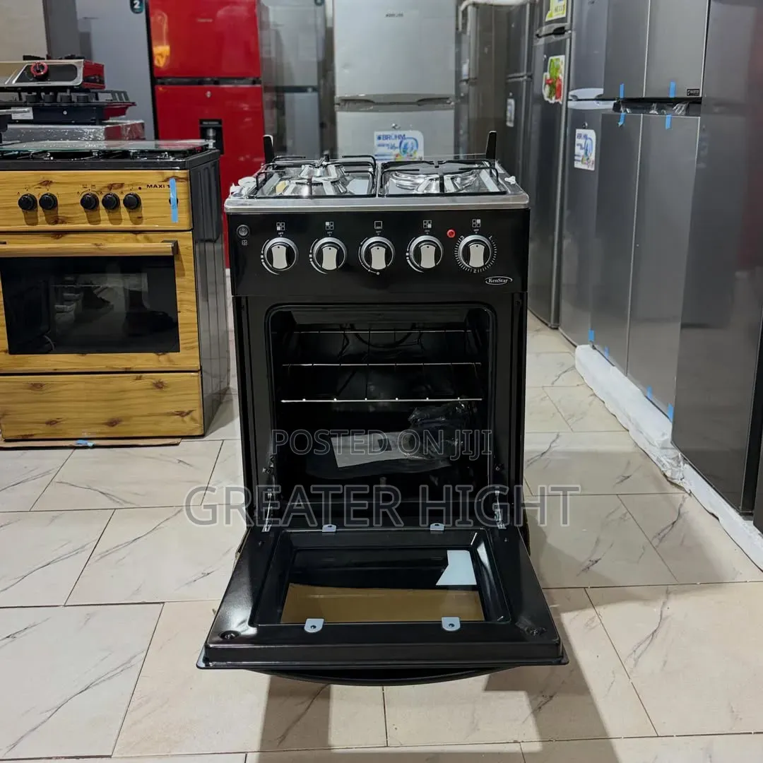 Kenstar  Gas Cooker 
50by50
3 Burner 
1 Electric 
Oven
Grill