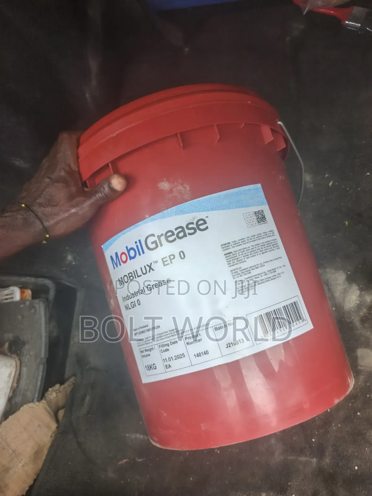 Mobil Mobilux Ep 0 Grease 18kg LNG GRADE