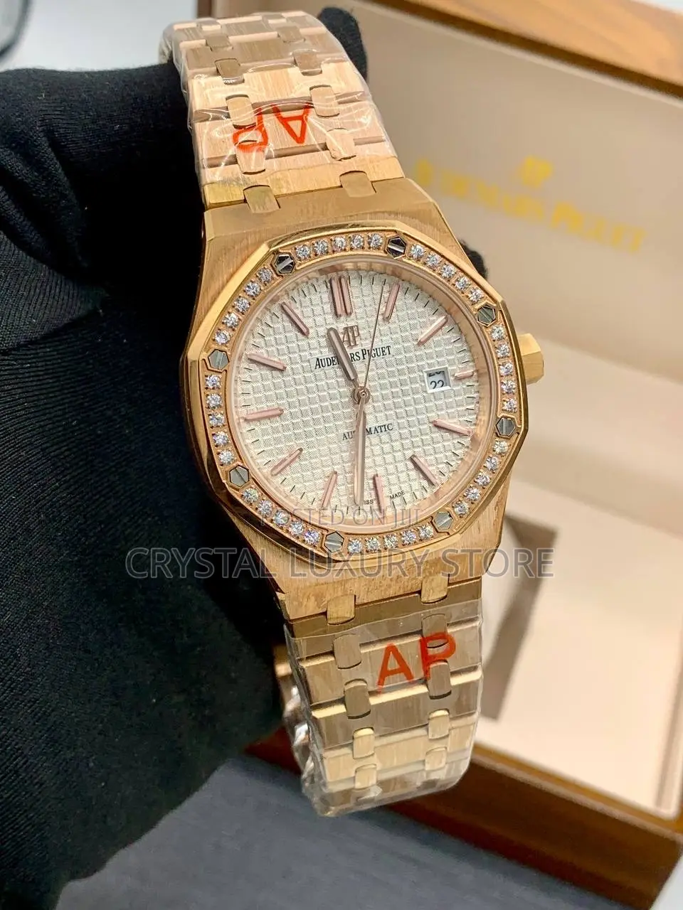 Audemars Piguet Quality Luxury Authentic Automatic Engine Wristwatch
