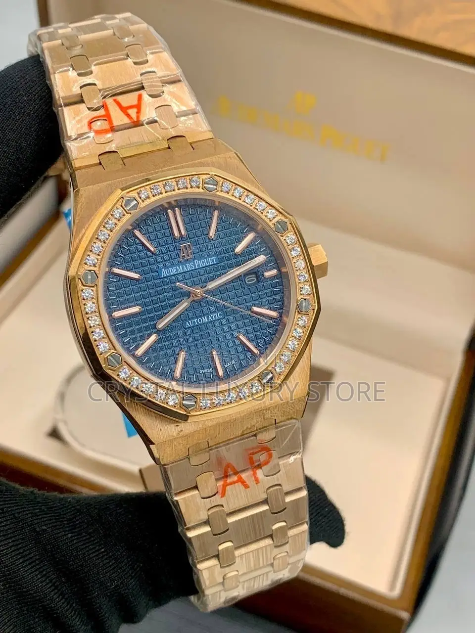 Audemars Piguet Quality Luxury Authentic Automatic Engine Wristwatch