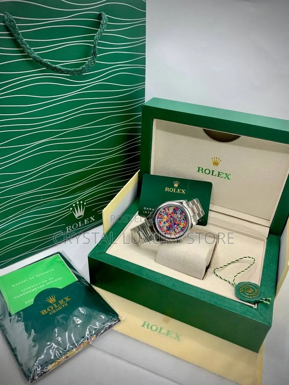 ROLEX Authentic Quality Luxury Men Wristwatch