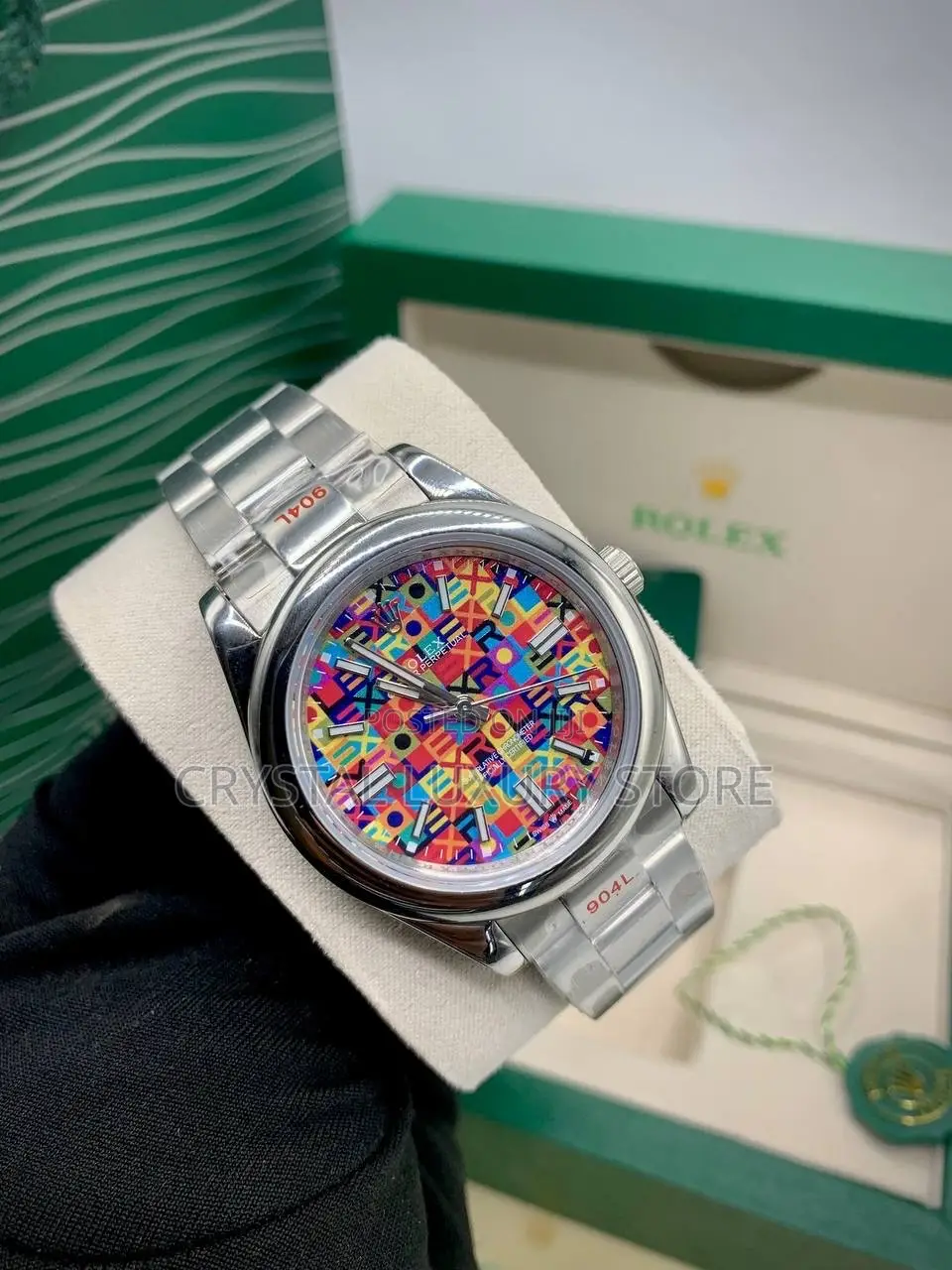 ROLEX Authentic Quality Luxury Men Wristwatch