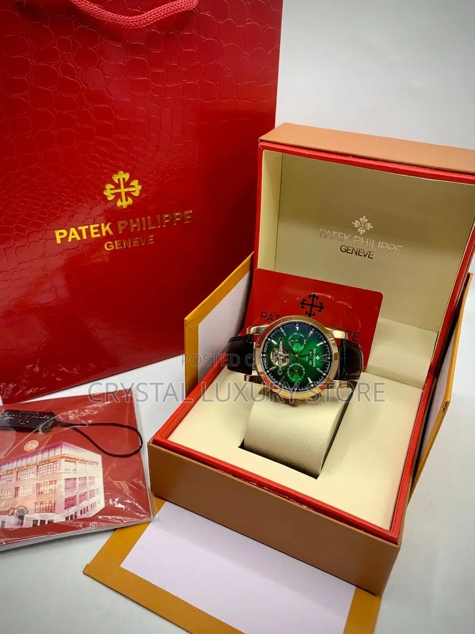 Patek Philippe Quality Luxury Men Automatic Engine Wristwatch