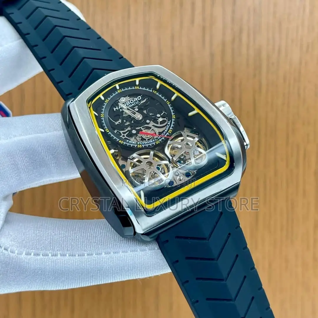 Hanboro Authentic Quality Luxury Men Automatic Engine Wristwatch
