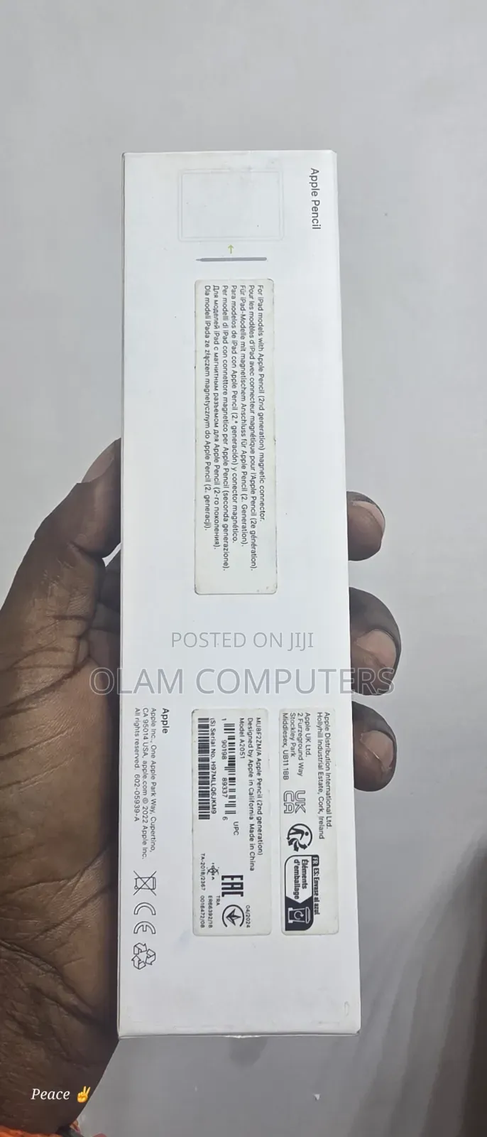 MU8F2ZM/A Apple Pencil (2nd Generation) (Open Box)