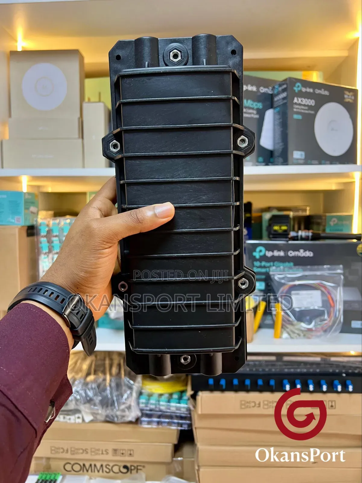 Fiber Enclosure 24 Port 12 Way OD PLC Fiber Splitter 1x4 1x8 1x48 FTTH
