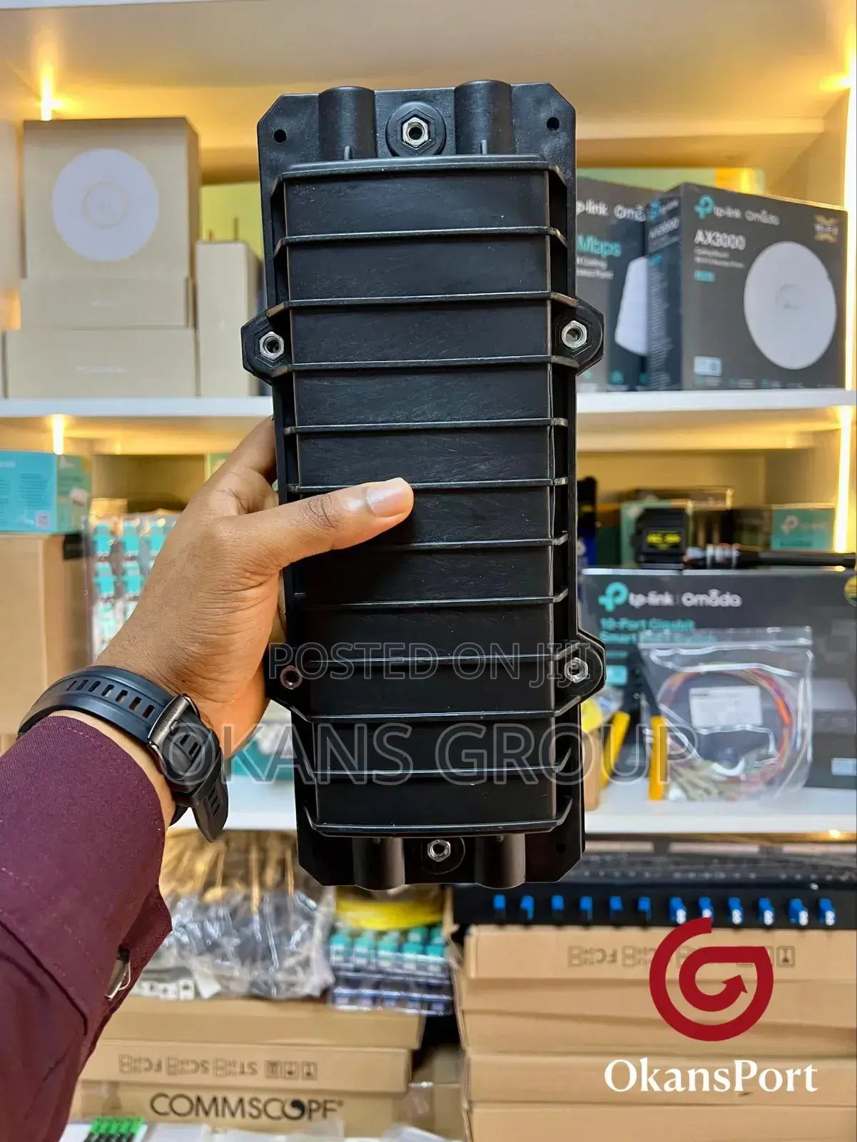 Fiber Enclosure 24 Port 12 Way OD PLC Fiber Splitter 1x4 1x8 1x48 FTTH