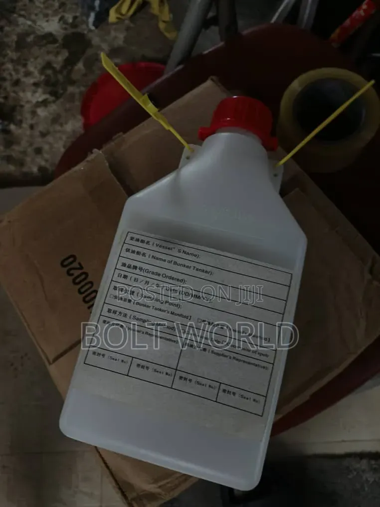 Plastic Sample Oil Can 1ltrs With Tags