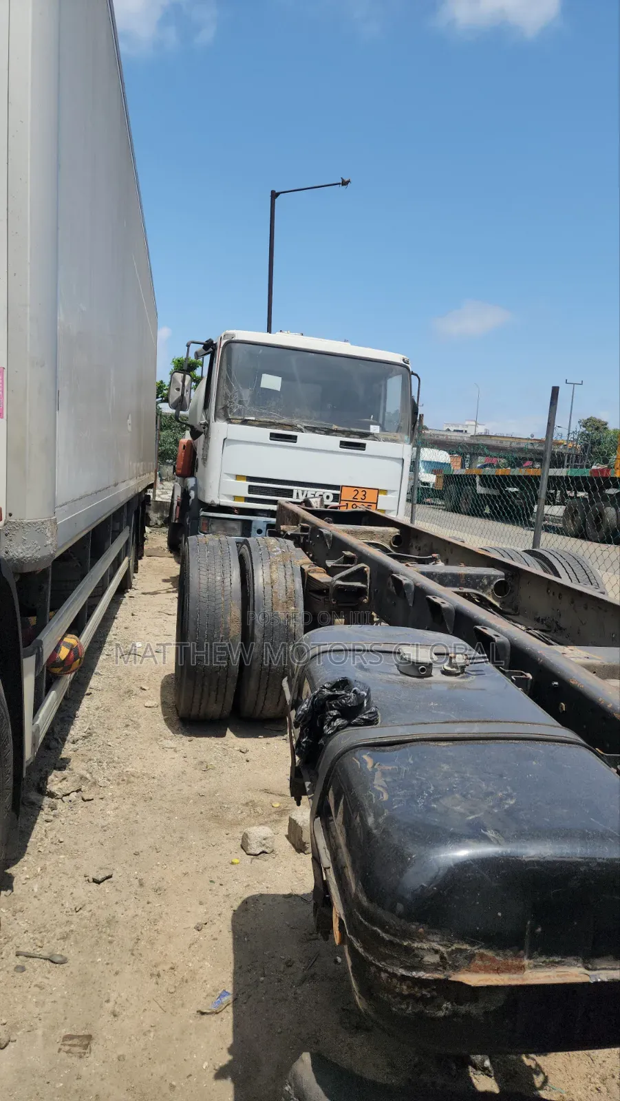 Foreign Used Man Diesel Cap & Chassis Truck