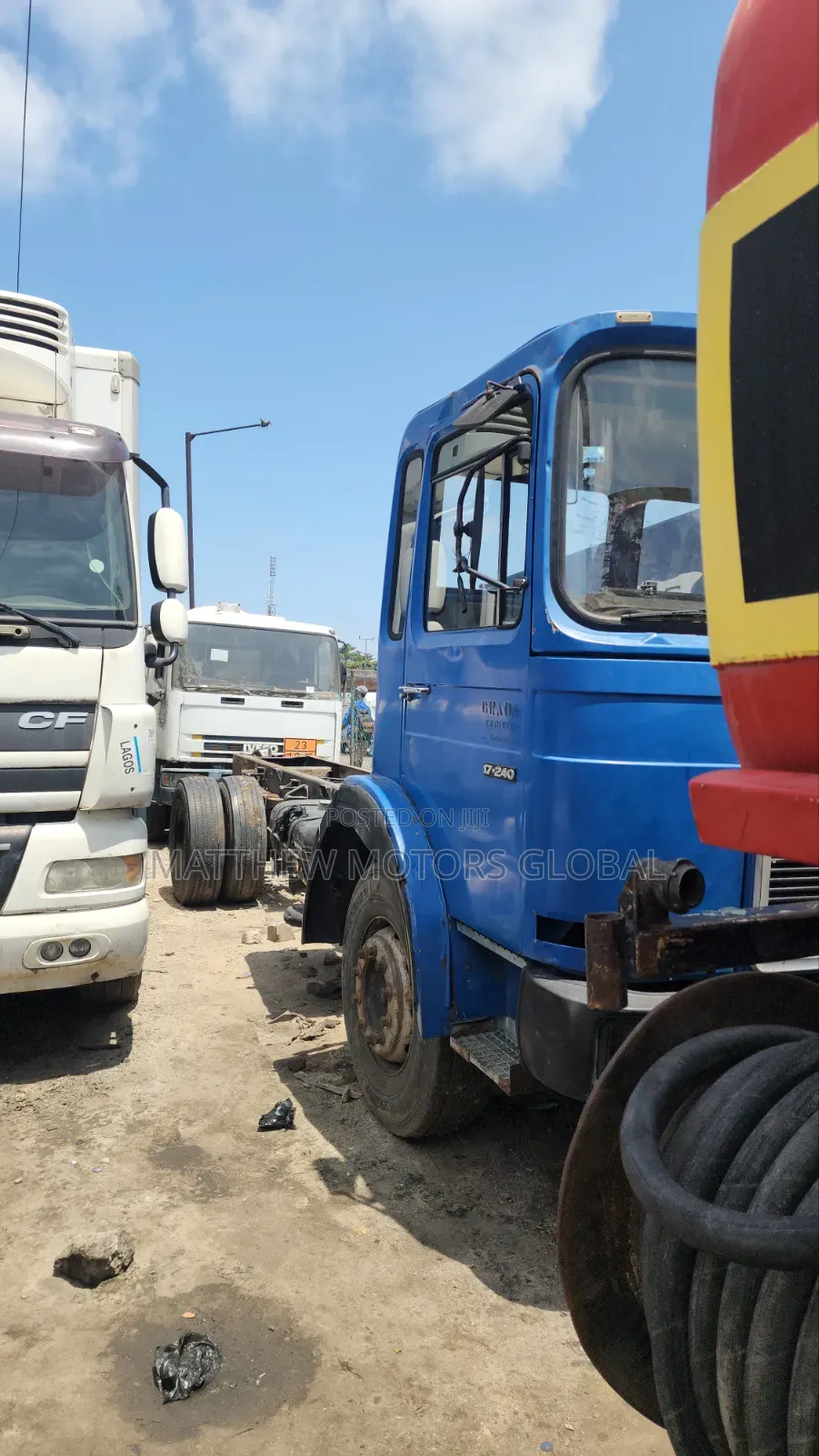 Foreign Used Man Diesel Cap & Chassis Truck