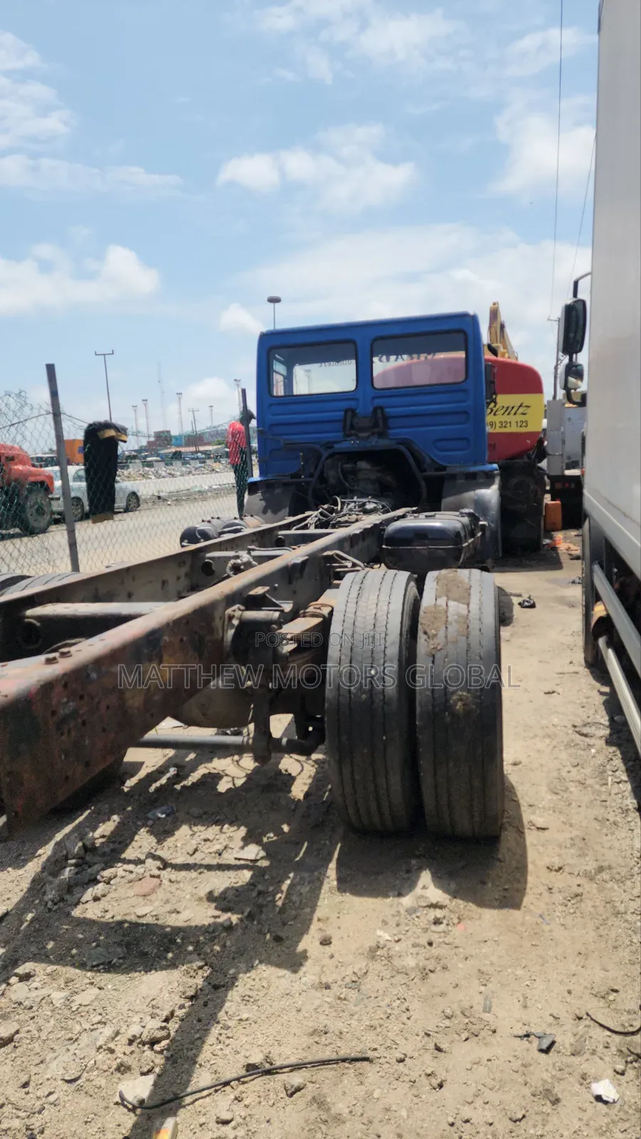 Foreign Used Man Diesel Cap & Chassis Truck