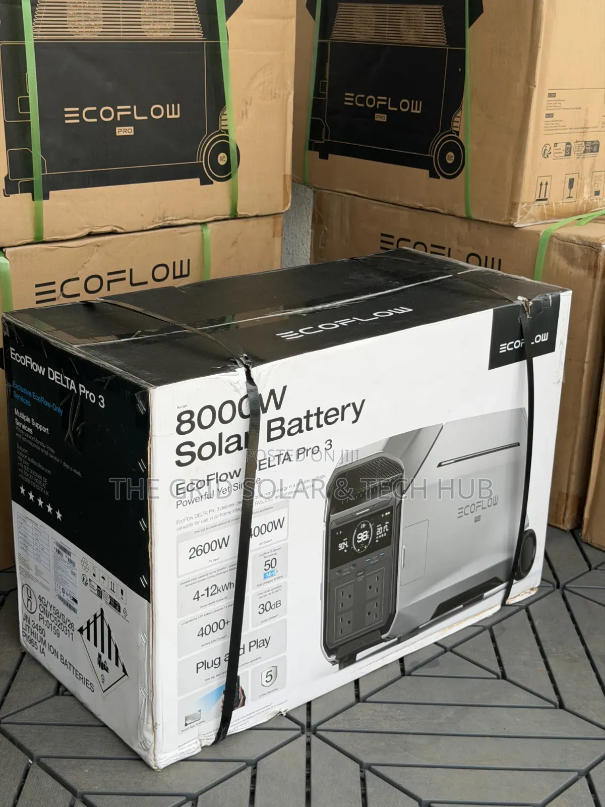 Ecoflow Delta Pro 3 Portable Power Station (4000w / 4096wh)