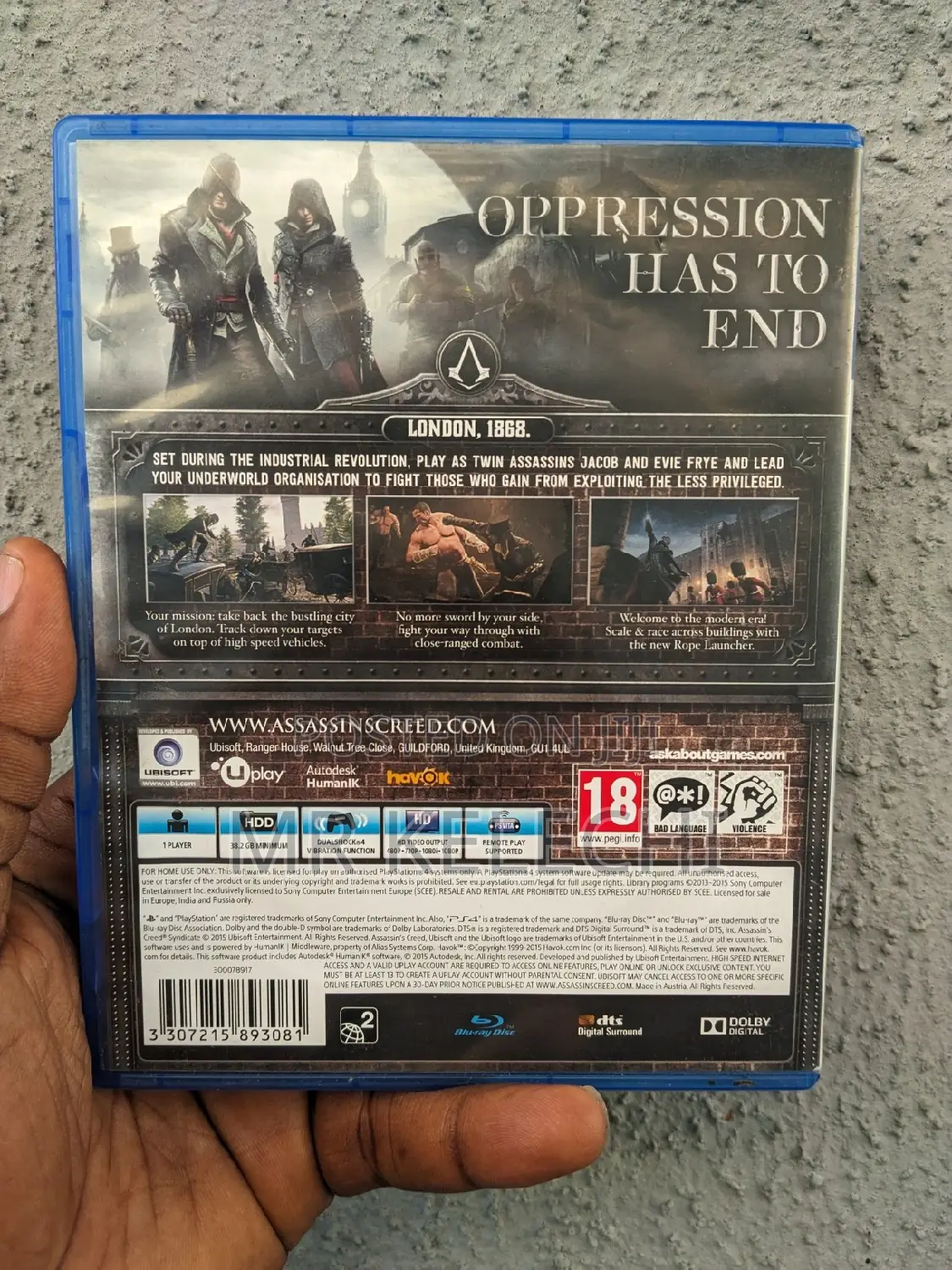 Clean UK Used Assassins Creed Syndicate for PS4 AND PS5