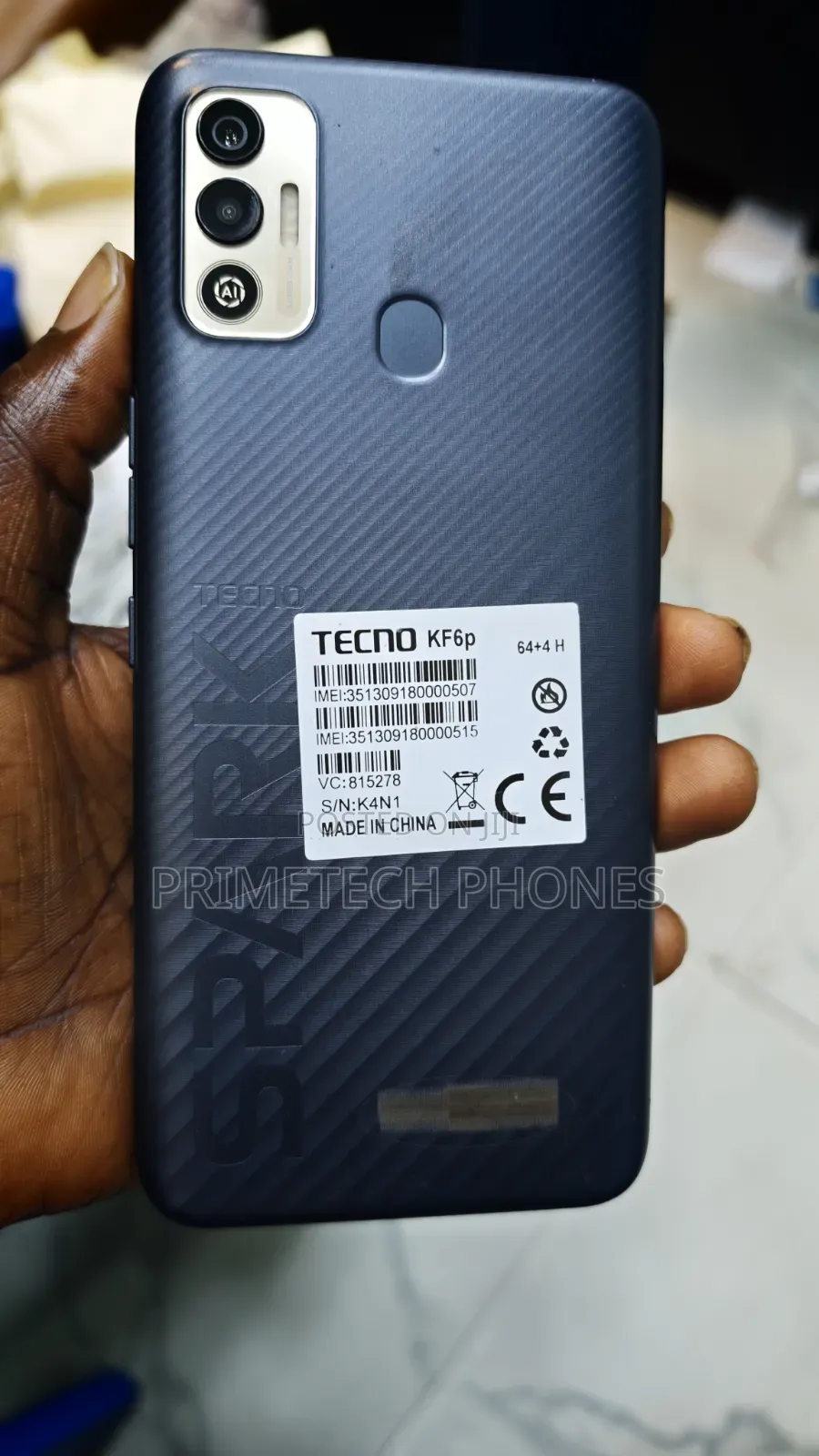 Tecno Spark 7P 64 GB Black