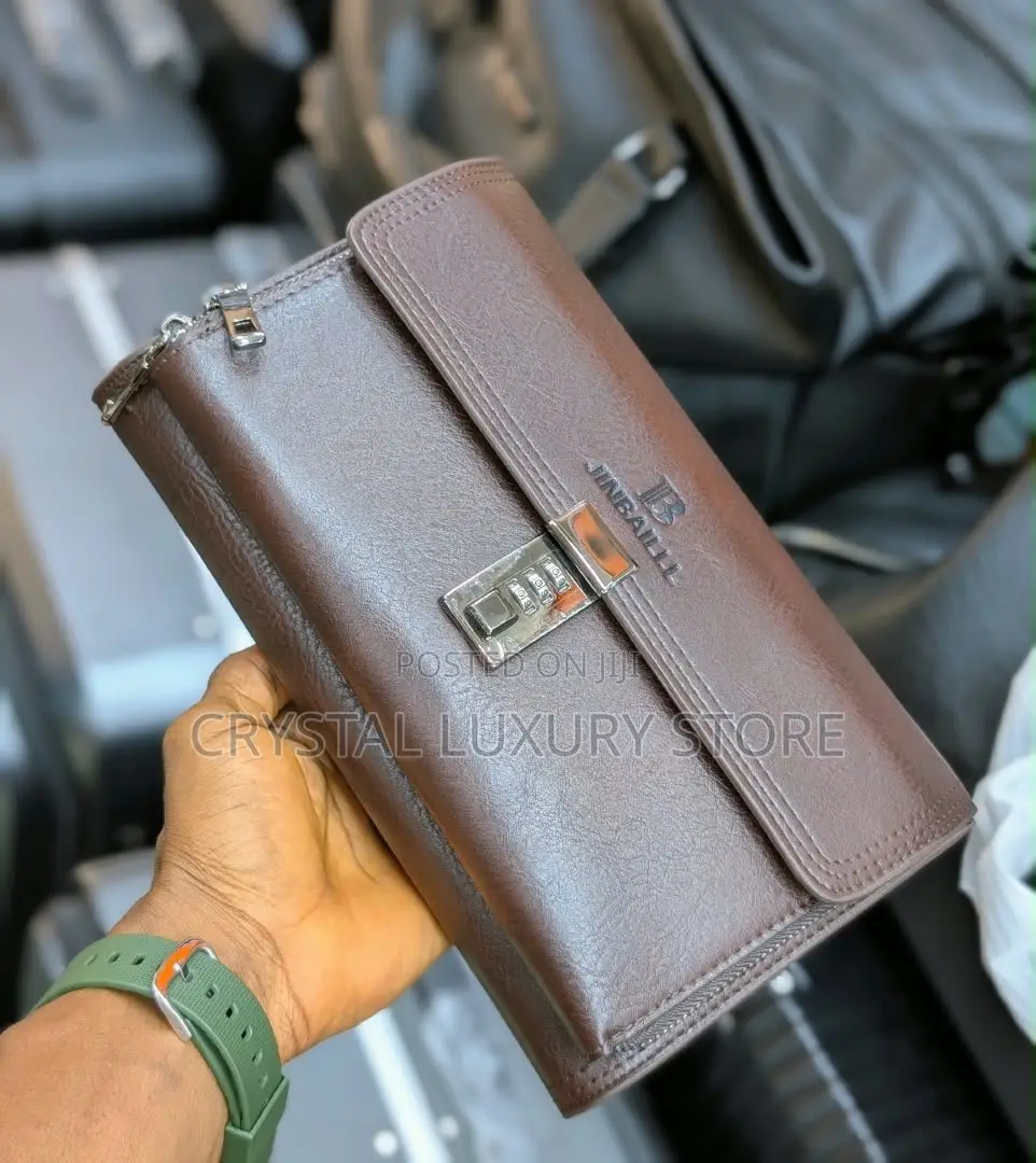 Mont Blanc Quality Luxury Men Genuine Leather Purse