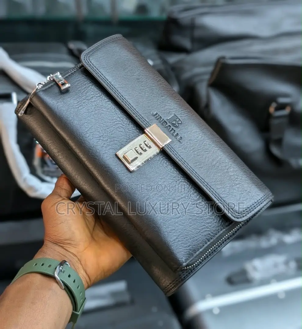 Mont Blanc Quality Luxury Men Genuine Leather Purse