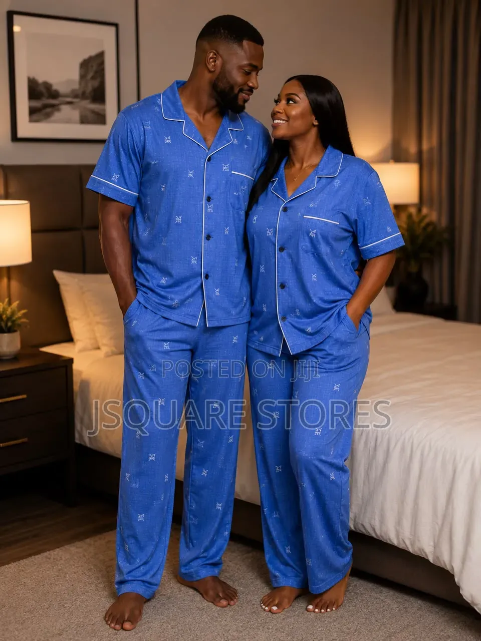 Unisex Sleepwear or Pyjamas. Can Serve as Couples Sets