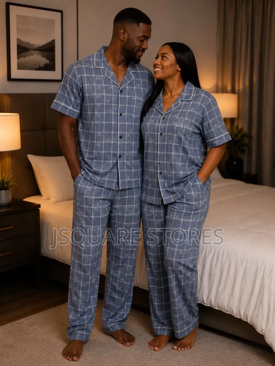 Unisex Sleepwear or Pyjamas. Can Serve as Couples Sets