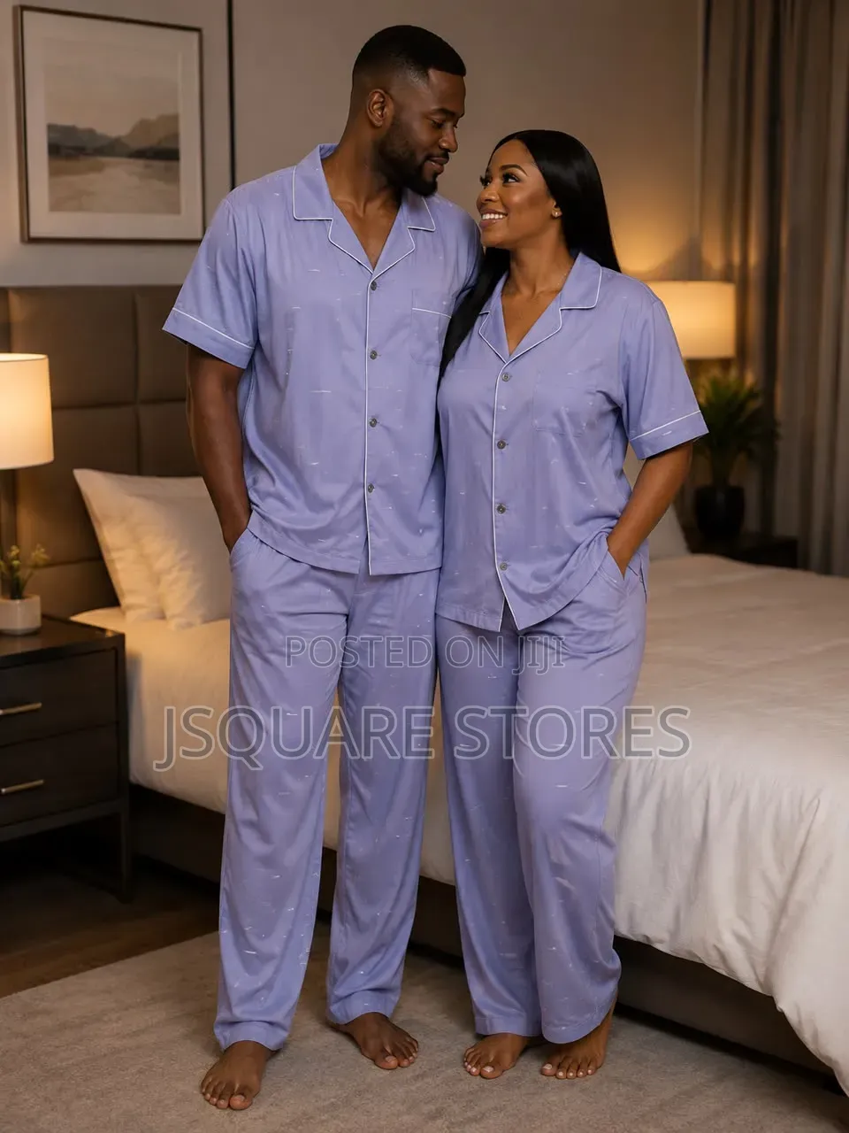 Unisex Sleepwear or Pyjamas. Can Serve as Couples Sets